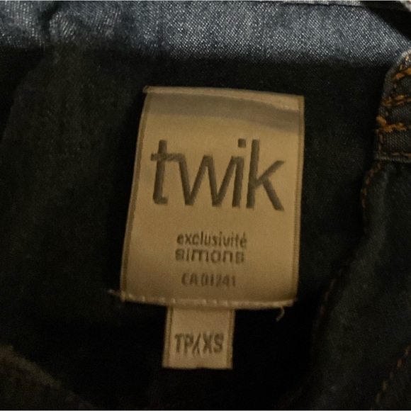 Jeans button up shirt with hood - Picture 3 of 3